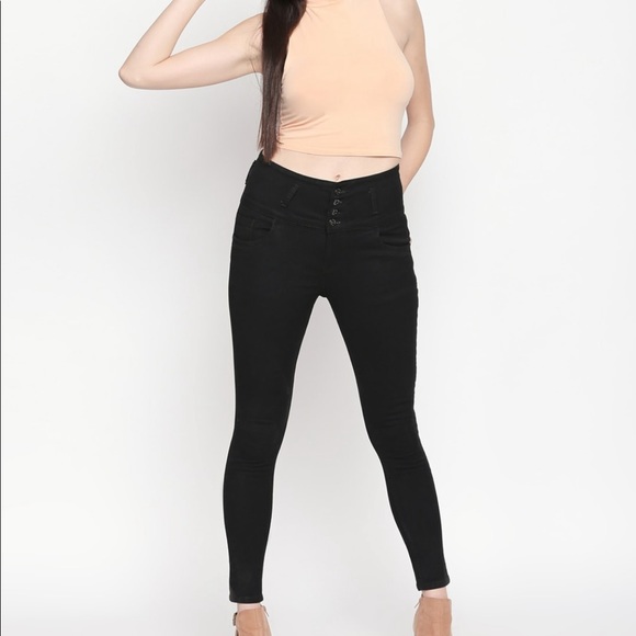High rise black jeans - Picture 7 of 13